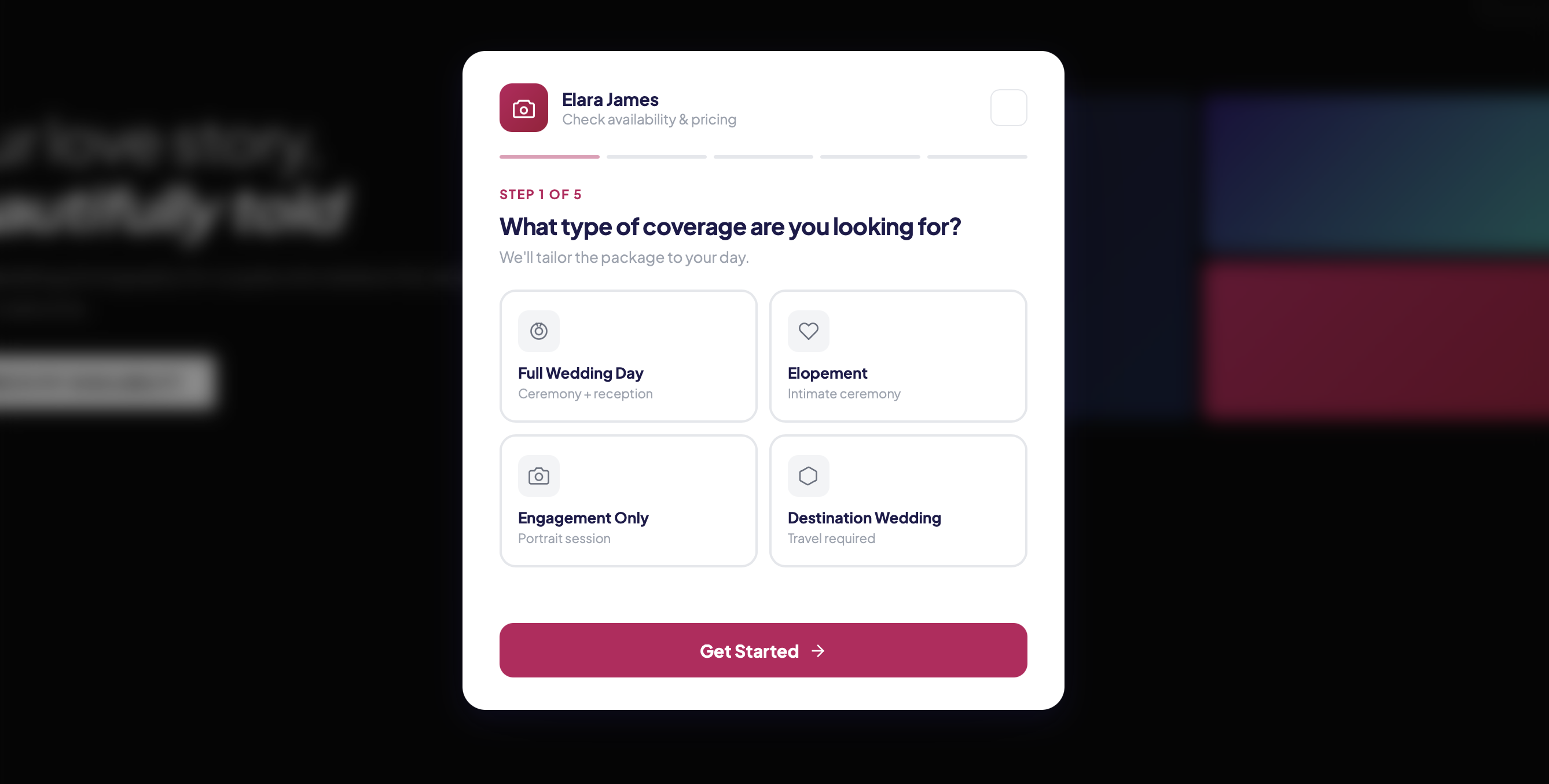 Guided Quote Builder