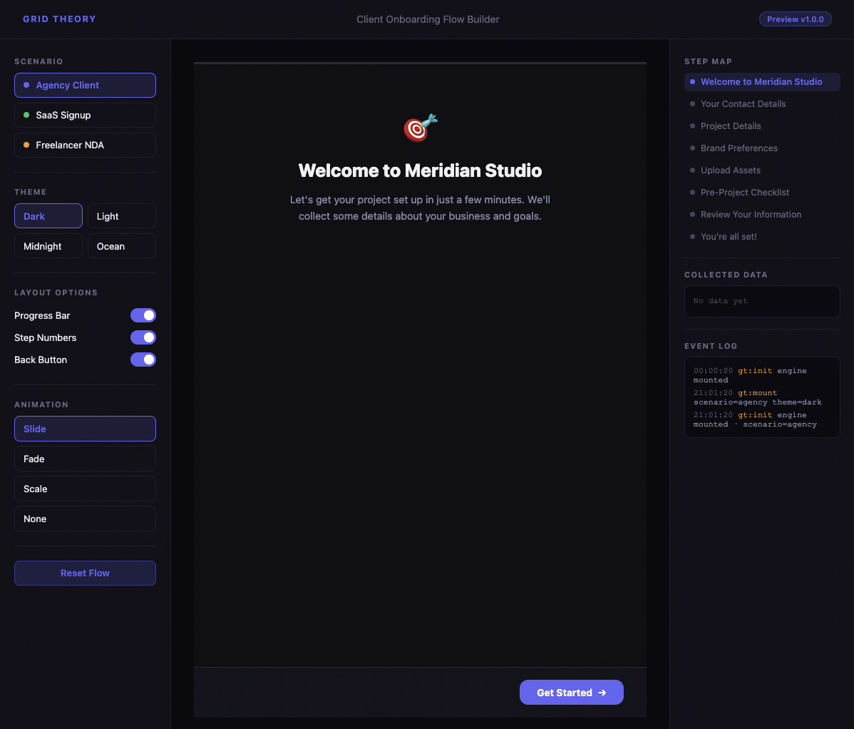 Client Onboarding Flow Builder